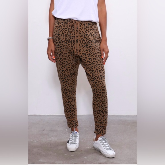 Nili Lotan Nolan sweatpants - Whiskey Leopard Print - Picture 8 of 9